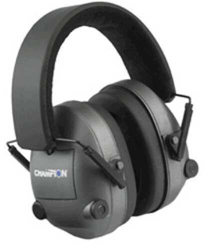 Champion Traps & Targets Earmuffs Electronic 25dB NRR Plastic Black 40974