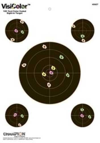 Champion Traps And Targets Visicolor Sight-In 8" Bull