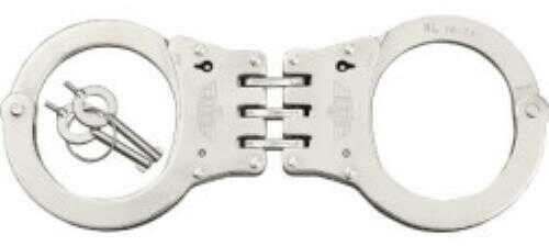 UZI Handcuff Hinged Double-Lock - Stainless Steel