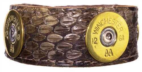 Spent Rounds Designs 12 Gauge Leather Bracelet