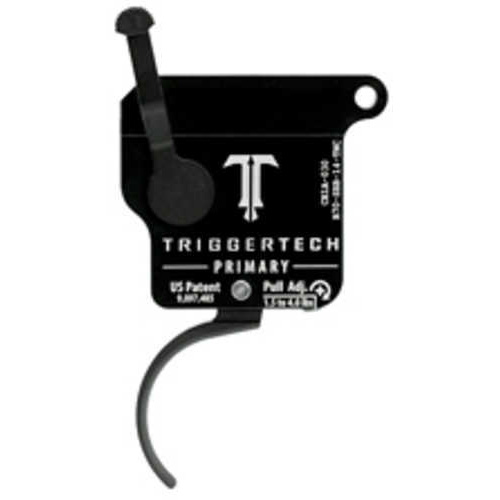 TriggerTech 1.5-4LB Pull Weight Fits Remington 700 Primary Curved Clean Right Hand Adjustable Black Fini