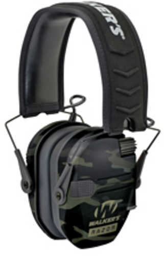 Walkers Razor Slim Electronic Muff Grey Multicam Camo