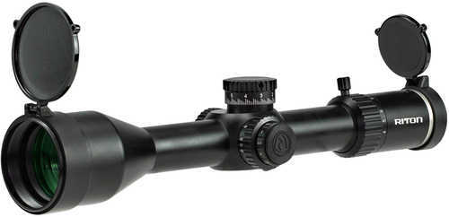 RITON Optics 52586 Rt-S Mod 7 4-32X 56mm Obj 27-3.4 ft @ 100 yds FOV 34mm Tube Black Matte Finish Illuminated Precision