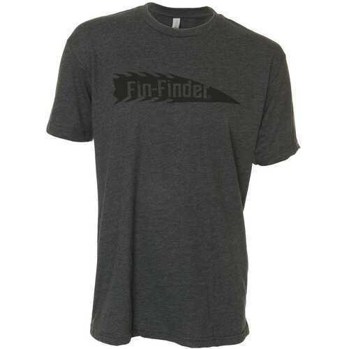 Fin Finder The Barb Tee Charcoal Large Model: