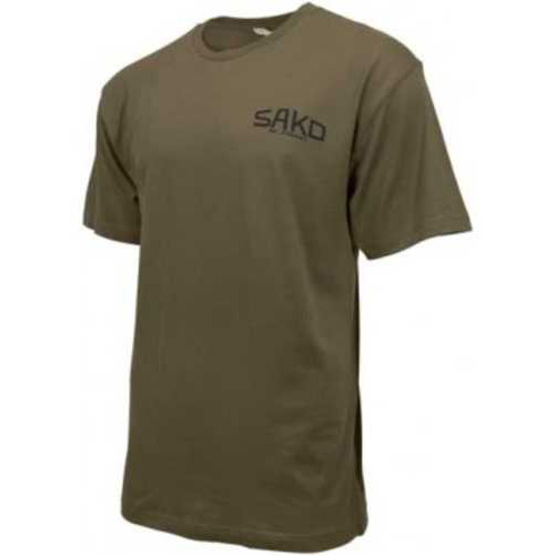 Sako T-Shirt W/Old SKOOL Logo Large Army Green