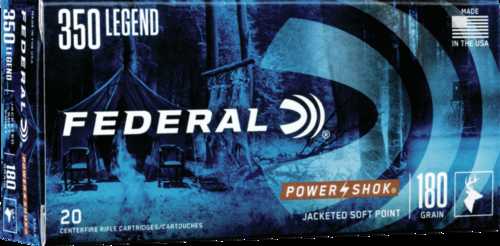 350 Legend 180 Grain Soft Point 20 Rounds Federal Ammunition