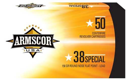 Armscor Cowboy Pistol Ammo 38 spl. 158 gr. RNFP 50 rd. Model: FAC38-5N