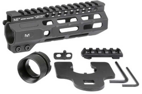 Midwest Industries MICRM6 Combat M-Lok Handguard AR-15 Black Hardcoat Anodized 6061-T6 Aluminum 6"