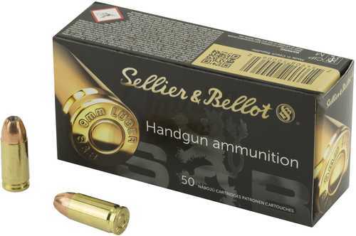 9mm Luger 115 Grain Hollow Point 50 Rounds Sellior & Bellot Ammunition