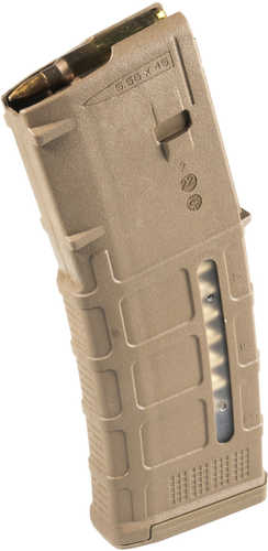 Magpul Mag556-MCT PMAG Gen M3 Window AR15/M4 223 Rem/5.56X45mm Nato 30 Round Polymer Medium Coyote Tan