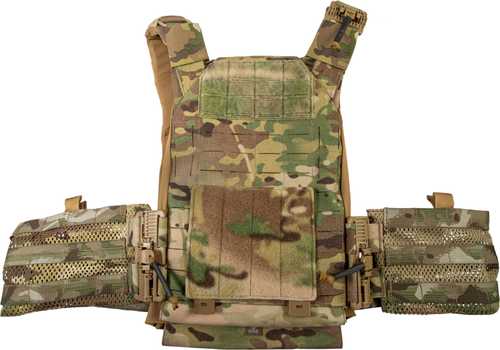 Grey Ghost Gear SMC Plate Carrier Body Armor Laminate Nylon Designed to Carry Pair of 10" X 12" Hard Plates or