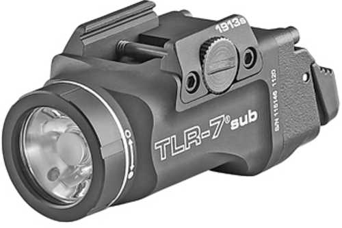 Streamlight 69402 TLR-7 Weapon Light 1913 Short Railed Sub-Compact Pistol W/Accessory 500 Lumens White Led Black An