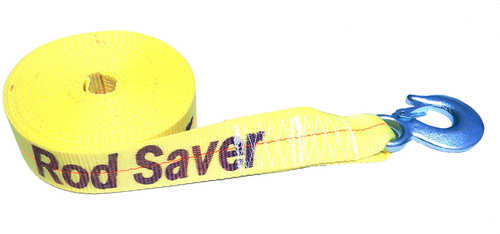 Rod Saver Heavy-Duty Winch Strap Replacement - Yellow - 2" x 30&#39;