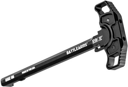 Battle Arms Development  Rack Ambidextrous Charging Handle AR-15, AR-10 Black Hardcoat Anodized 7075-T6 Aluminum