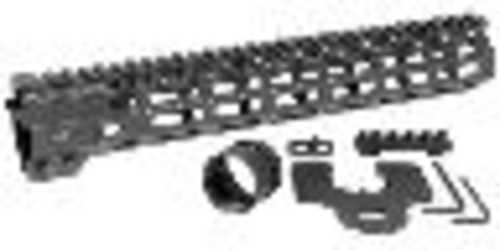 Midwest Industries AR-15 Combat Rail 12.625" One Piece Free Float Hand Guard M-LOK/Picatinny 6061 Aluminum Hard Coat