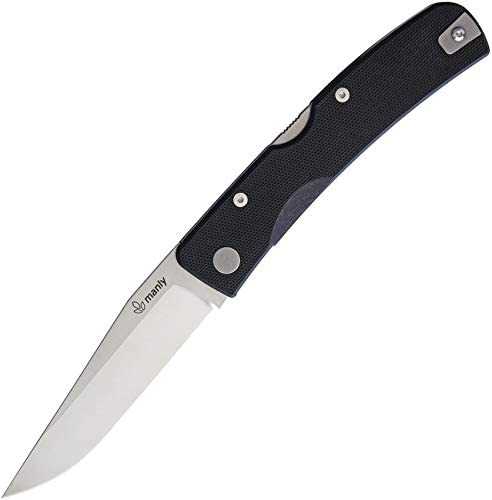 Manly Knives Peak G10 Black CPM S90V