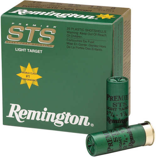 12 Gauge 2-3/4" Lead 7-1/2  1-1/8 oz 25 Rounds Remington Shotgun Ammunition