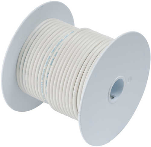 Ancor White 8 Awg Tinned Copper Wire - 100'