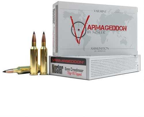 6mm Creedmoor 70 Grain Ballistic Tip 20 Rounds Nosler Ammunition