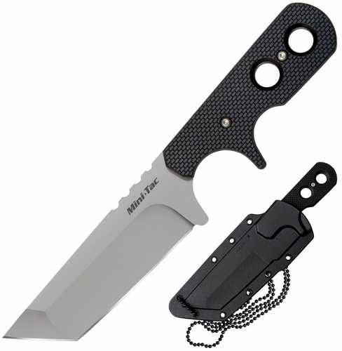 Cold Steel 49HTF Mini Fixed Japanese AUS 8A Stainless Tanto Blade 3" Long. Faux