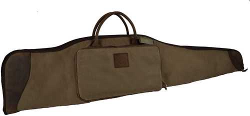 Boddington Gear Waxed Canvas with Vintage Buffalo Leather Trim 50" Scoped Rifle Case