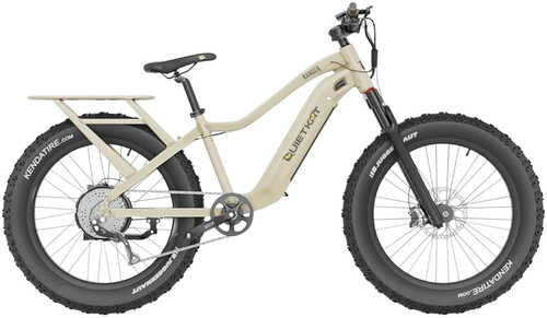 QuietKat Ranger Bike Sandstone Large 6'+/Shimano 7-speed/1000 Watt Hub-Drive Motor