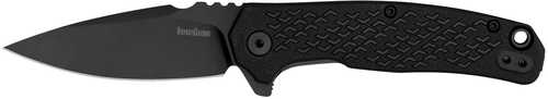 Kershaw Conduit 2.90" Folding Spear Point Plain, Black Oxide 8cr13mov Ss Blade/blacked Out Texture Glass Filled Nylon Ha