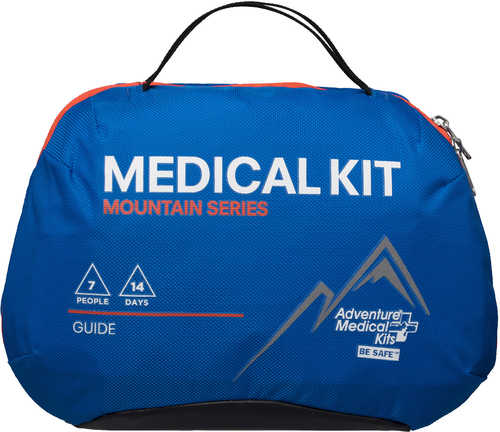 Adventure Medical Kits  Mountain Guide Treats Injuries/Illnesses Water Resistant Blue