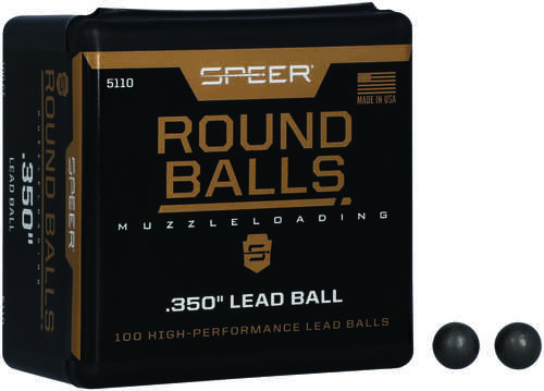 Speer Round Lead Balls 54 Caliber 224 Grain 100/Pack Md: 5142