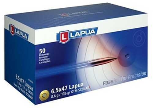 Lapua Rifle Ammo  6.5x47  136 Gr Scenar-L OTM Bx/50