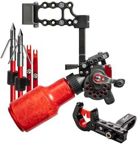 Cajun Bowfishing Winch Pro Kit RH Red