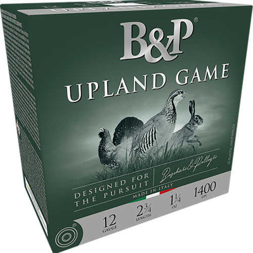 B&P Ammunition Upland Game Classic 12 Gauge 2.50" 1 Oz 7.5 Shot 25 Per Box