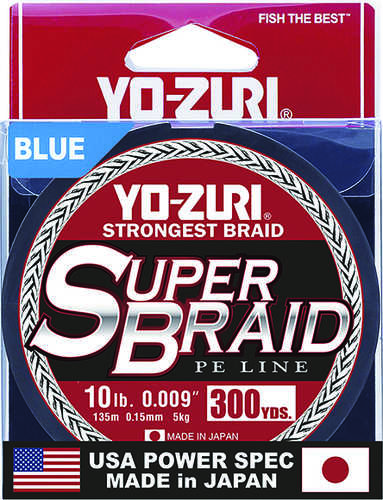 Superbraid Line 300yd 10lb Blue Model: Yz Sb 10lb Bl 300yd