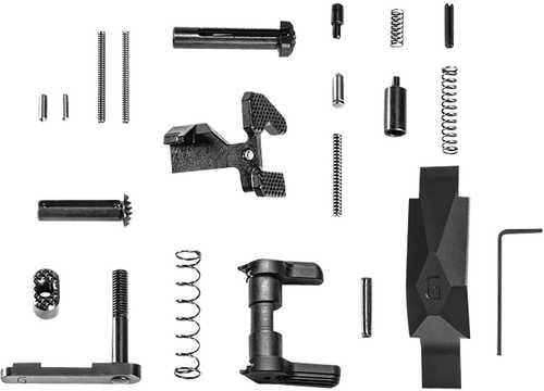 Geissele Automatics Ultra Duty Lower Parts Kit Black, Ambi Safety, Oversized Bolt Release/Catch For AR-15