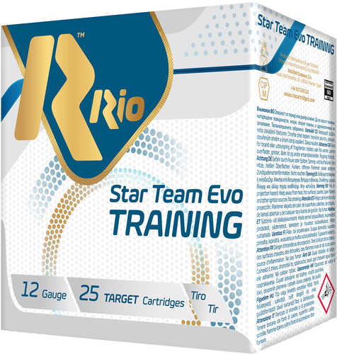 Rio Ammunition Star Team Training 24 Light 12 Gauge 2 3/4" 7/8 Oz 8 Shot 25 Round Box