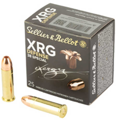 Sellier & Bellot Sport Shooting 38 Special 110 Grain Hollow Point 25 Round Box SB38XA