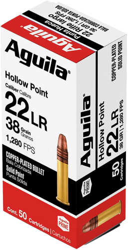 22 Long Rifle 38 Grain Lead 50 Rounds Aguila Ammunition