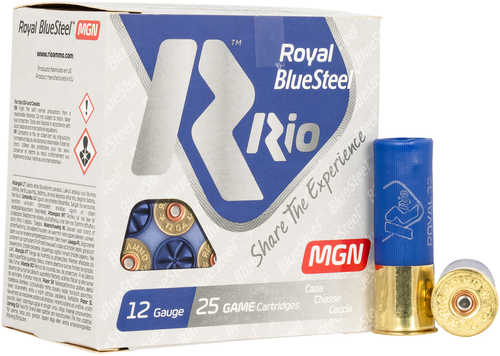 Rio Ammunition Rbsm32bb Royal Bluesteel 12 Gauge 1 1/8 Oz BB Shot 25 Per Box/ 10 Cs