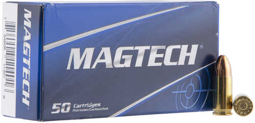 9mm Luger 115 Grain Full Metal Jacket 50 Rounds MAGTECH Ammunition