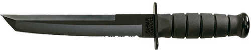 KA-BAR Knives KA-BAR Tanto Fixed Blade Knife 8" Blade Length 12.813" Overall Length Tanto Point Combo Edge 1095 Cro-Van