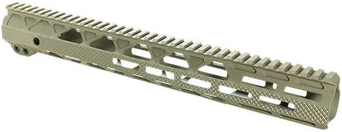 Timber Creek Outdoors G15HGF Greyman Aluminum 15" M-LOK Handguard For AR-15