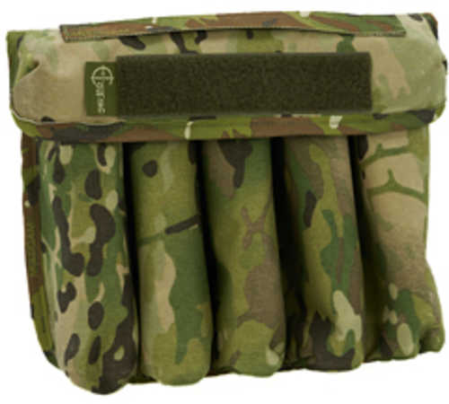 Cole-TAC Can Caddy Standard Size 500 Denier Nylon 9.25"x10.5"x2.5" Mulitcam 5 Slots for Suppressor Storage CD103