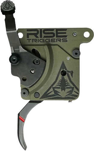 Rise Armament Ra740Bc Reliant Trigger Black/Green Curved