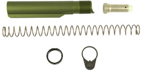 Aero Precision Enhanced Carbine Buffer Kit Buffer Tube Complete Assembly Anodized Finish OD Green Fits AR10