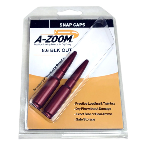 A-Zoom Snap Caps 8.6 Blackout 2 Pack