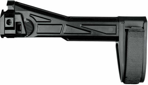 Sb Tactical  SBTEVO-G2 Brace 9.50" OAL Side Folding Black Synthetic For CZ Scorpion
