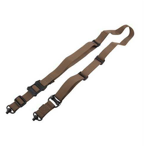 Magpul Mag518-Coy MS4 Dual QD Sling Gen2 1.25" Wide Nylon Webbing Coyote Adjustable