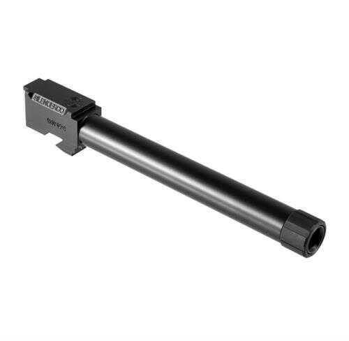 SilencerCo AC860 Threaded Barrel 5.80" 9mm Luger, Black Nitride Stainless Steel, Fits Glock 34 Gen 1-4