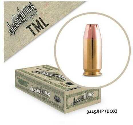 9mm Luger 115 Grain Jacketed Hollow Point 20 Rounds Cascade Ammunition