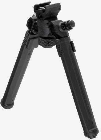 Magpul Mag941-Black 1913 Picatinny Rail Bipod Black 6061 T6 Aluminum 11Oz